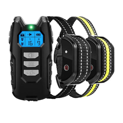 Dog Training Collar W/ Remote; Shock Electric Vibrator Sound USB Rechargeable