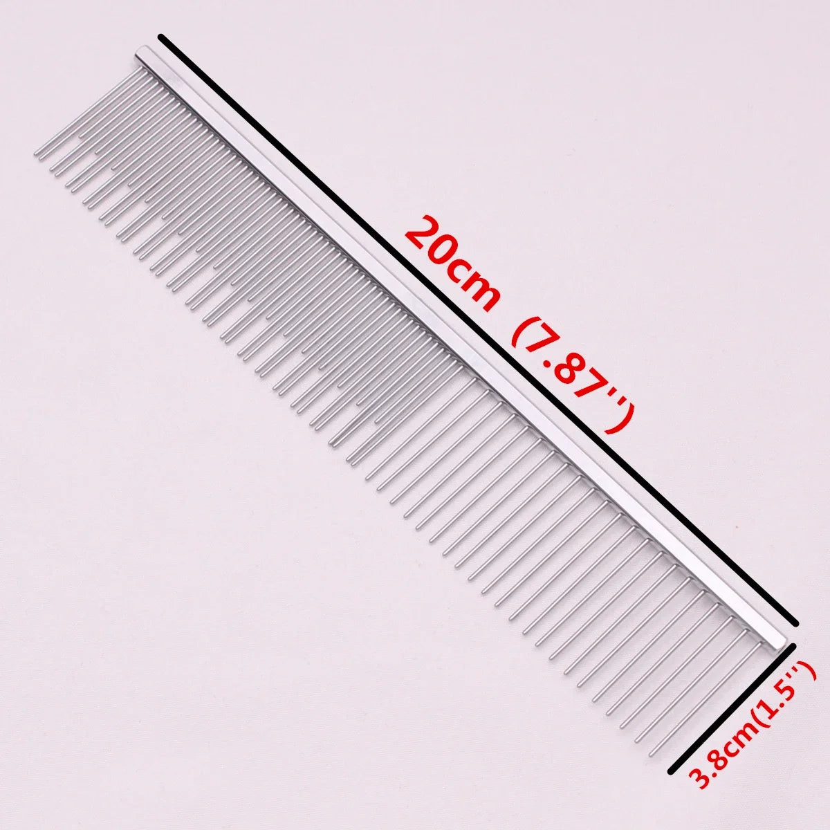 Copper Dog Grooming Combs; Pet Boundary Knot Massage Tools; Professional Salon  Hair Cleaning Crescent High/ Low Teeth