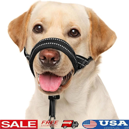 No Pull; Padded Safety Nose Leash ;Reflective Head Harness;