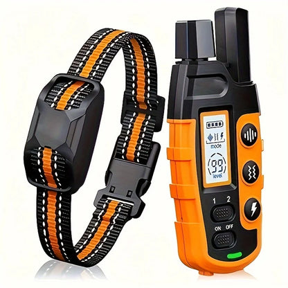 3300Ft Electric Dog Training Collar; Remote Control;  Shock Vibration;