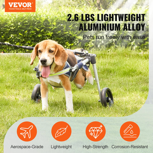 Dog Wheelchair for Back Legs; For Disabled Dogs;