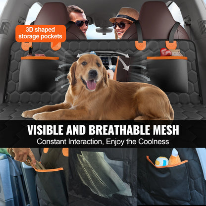 Dog Car Seat Cover ; Back Seat Bed/Protector;