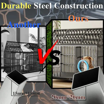 52" Heavy Duty  Large Dog Cage / Kennels / Crates :
