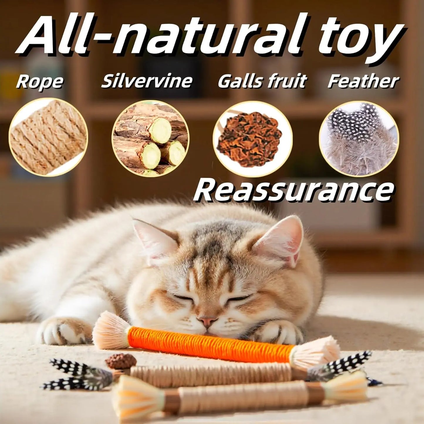 12 pks / Silver Vine Chew Stick Cat Toys,