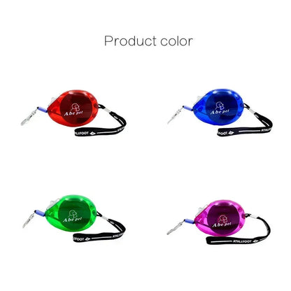 2.5m  Dog/ Puppy Leash Automatic Retractable; Nylon;