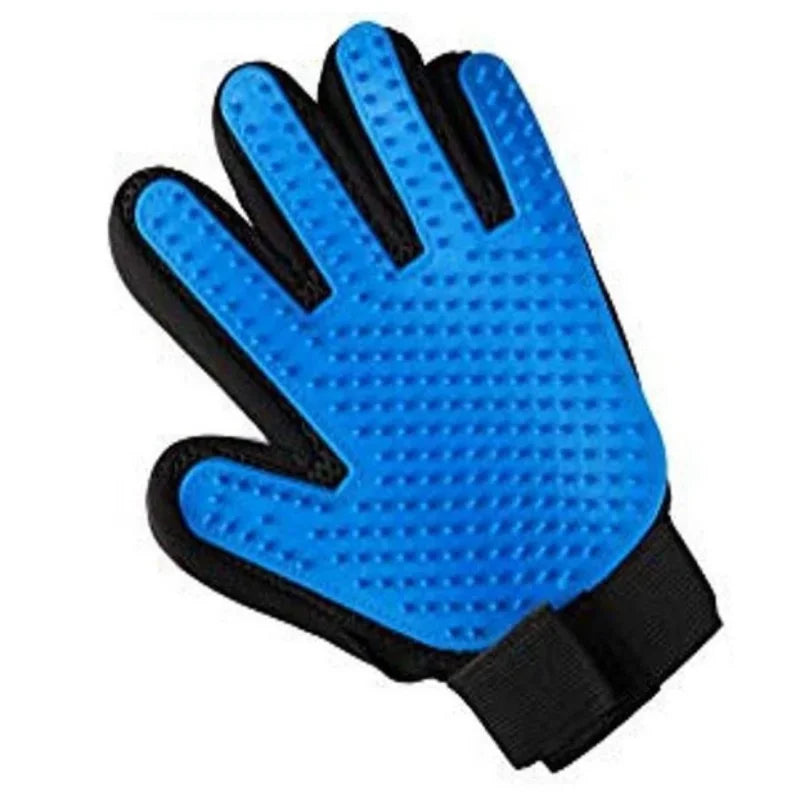 Grooming Dog / Cat  Fur 2 Sided Grooming Glove;  De-Shedding/ De-Matting Pet Hair Glove