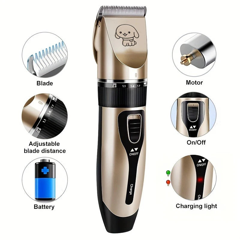 Pet Hair Trimmer Kit ;Electric Precision Clippers;