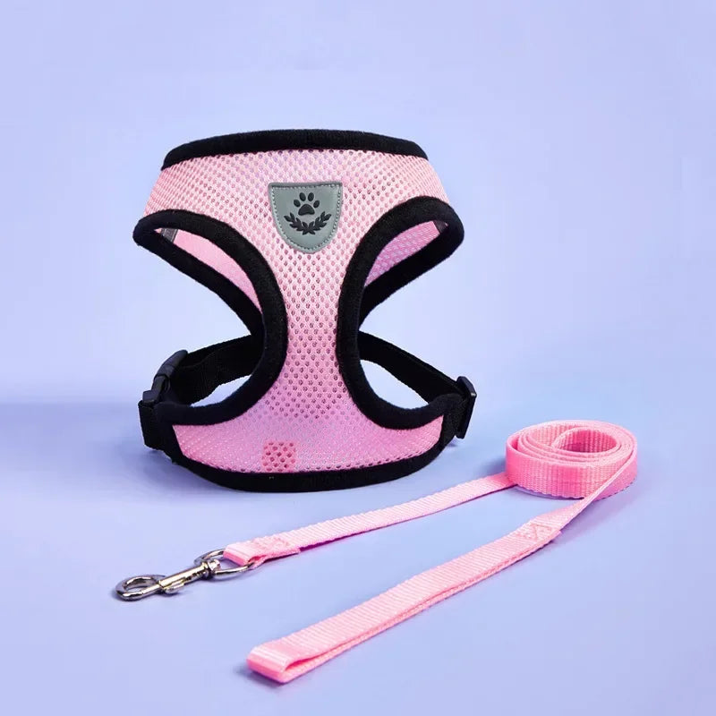 Dog Adjustable Harness / Vest & Walking Lead;