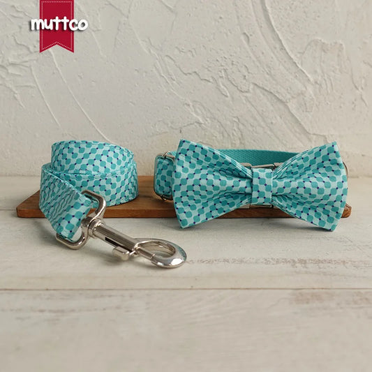 Dog bow tie collar leash WATERPOOF  collar 5 sizes