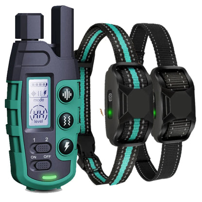 3300Ft Electric Dog Training Collar; Remote Control;  Shock Vibration;