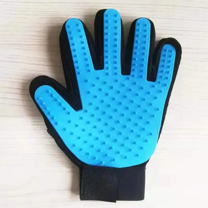 Grooming Dog / Cat  Fur 2 Sided Grooming Glove;  De-Shedding/ De-Matting Pet Hair Glove