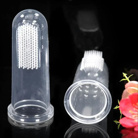 Pet finger Toothbrush; Super Soft Pet Finger Toothbrush;Cleaning Brush Bad Breath/ Tartar Tooth Care;