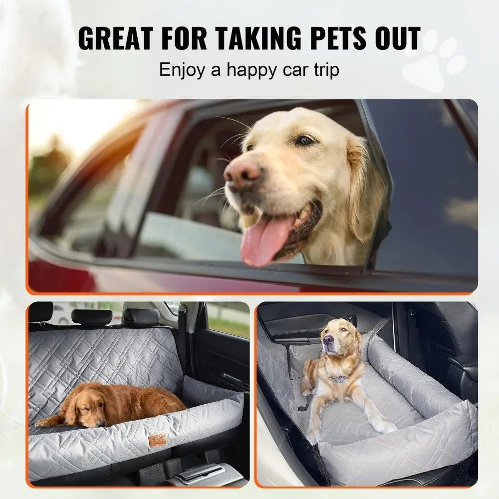 Pet Car Seat: med / Lge  Dog Max  100 lbs Gray