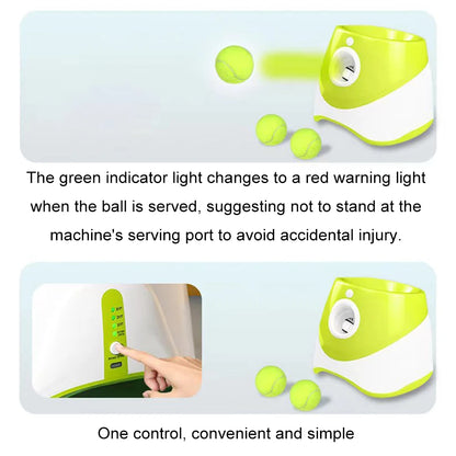 Dog Tennis Ball Launcher;  Automatic; Interactive , Rechargable;