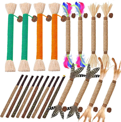 12 pks / Silver Vine Chew Stick Cat Toys,