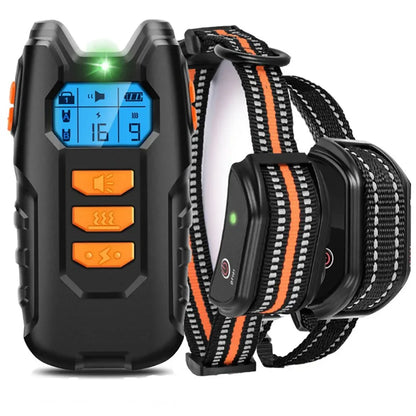 Dog Training Collar W/ Remote; Shock Electric Vibrator Sound USB Rechargeable