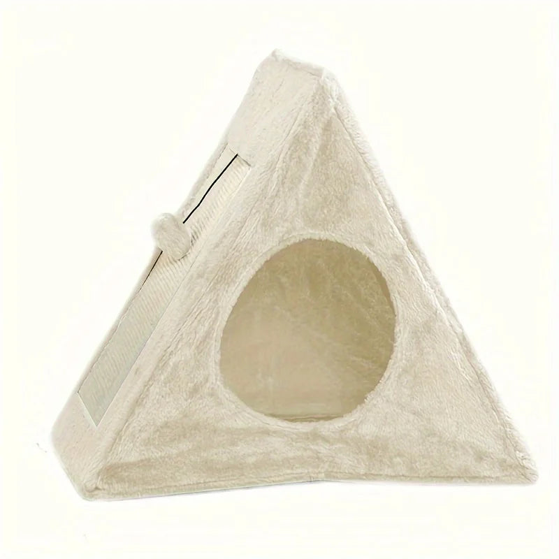 Cat bed  for cats under 15 lhs; toy ball, scratching board