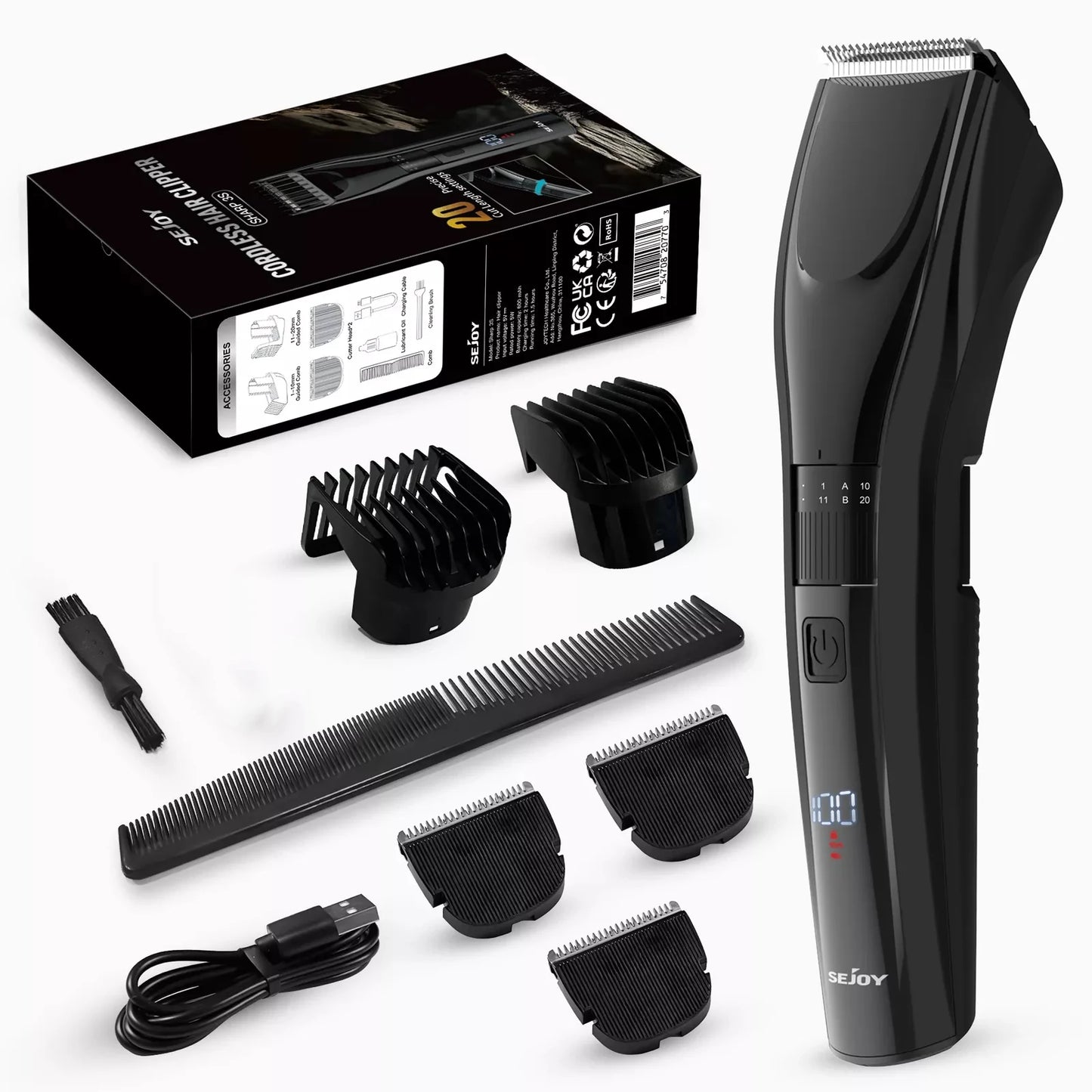 Pet Hair Clippers ; Dog/ Cat Hair Shaver;