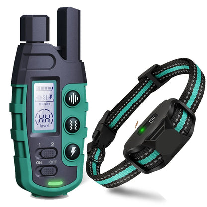 3300Ft Electric Dog Training Collar; Remote Control;  Shock Vibration;