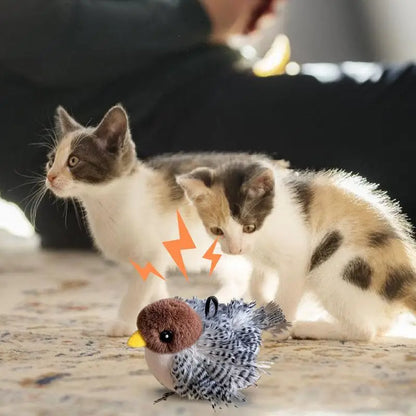 Flappy Bird Interactive Cat Toy; USB Rechargeable  Remote Control