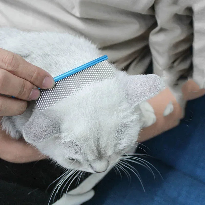 Pet Grooming Comb ;Pet Grooming Undercoat Rake Cats or Dogs; Easy To Remove Tangles; Smallt