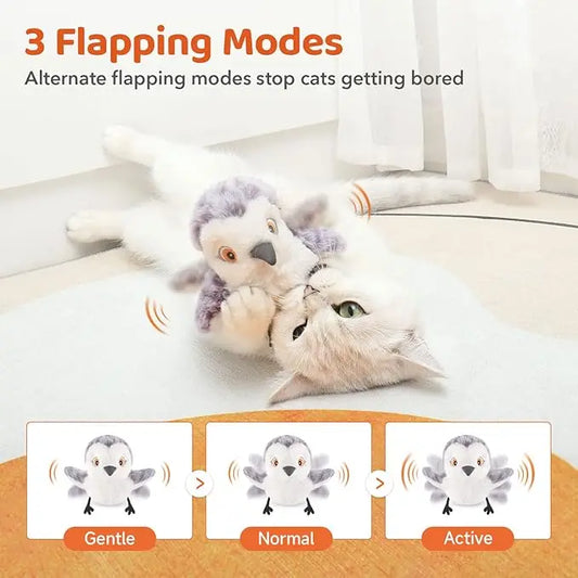 Cat Toys Flapping Bird;  Cat Kicker Catnip Toys