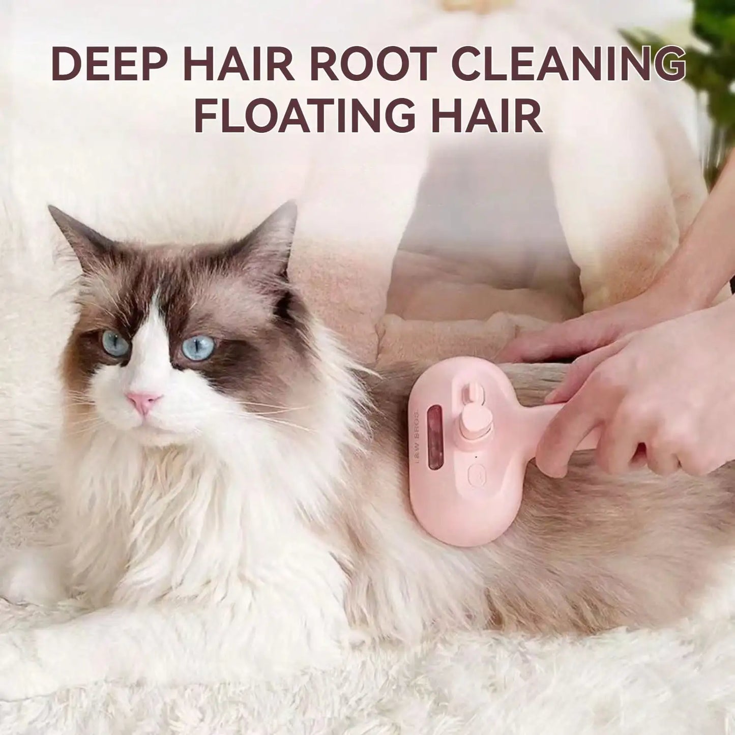 Cat Steam Brush;  Pet Spray Hair Removal Comb;