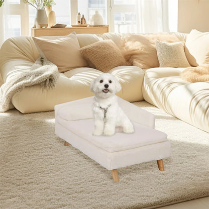 Elevated Pet Bed;Nordic Stool Bed w/ Pad; Waterproof Pet Sofa