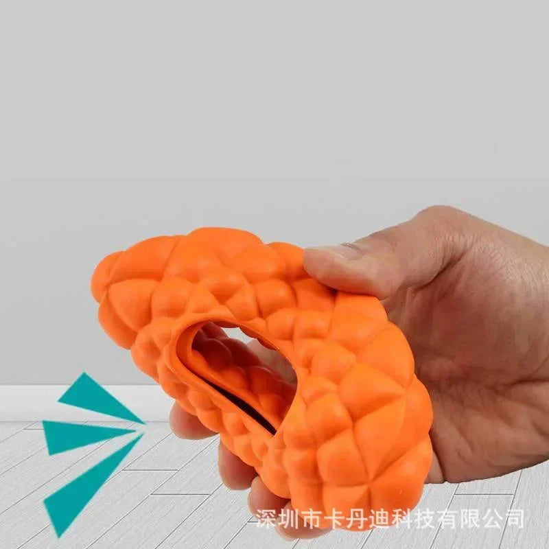 Dog Chewing Toy; Foraging Rubber Ring;