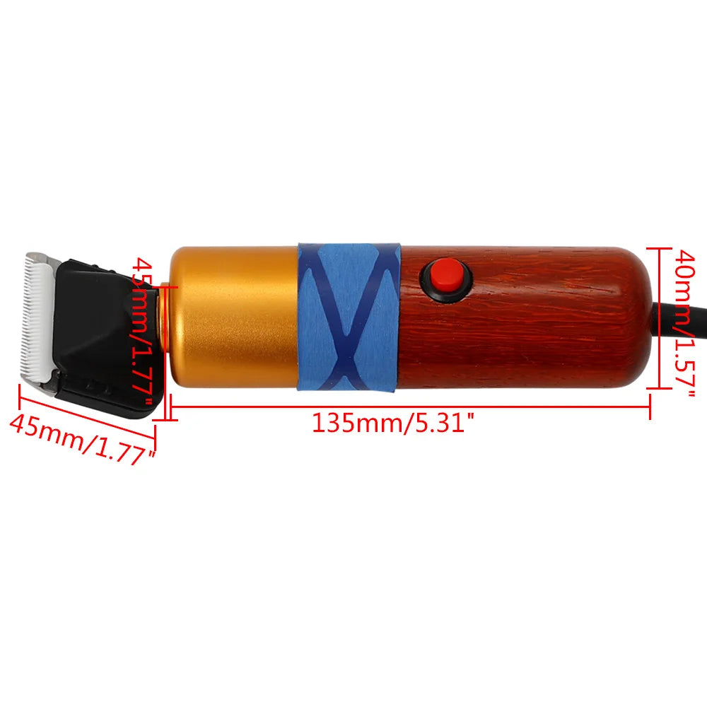 Corded Electric Pet clippers ; Speed Range for Shave Long-Haired Cats & Dogs; Nylon Steel Ceramics Blade;