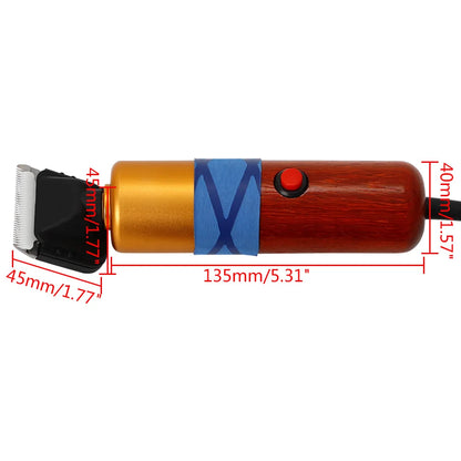 Corded Electric Pet clippers ; Speed Range for Shave Long-Haired Cats & Dogs; Nylon Steel Ceramics Blade;