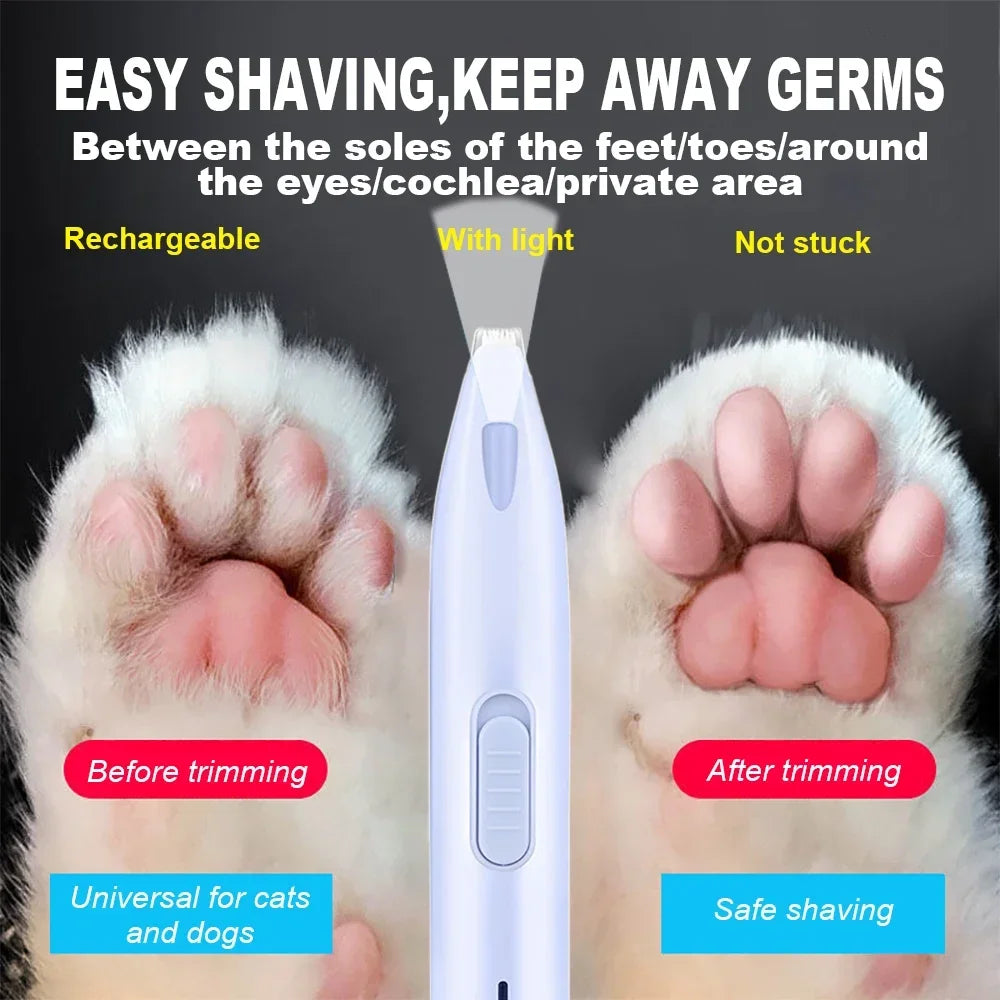 Dog/Cat Paw Hair Trimmer; Electric Pet Foot Hair Trimmer ; Pet Ear Hair trimmer;