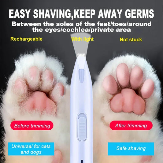 Dog/Cat Paw Hair Trimmer; Electric Pet Foot Hair Trimmer ; Pet Ear Hair trimmer;