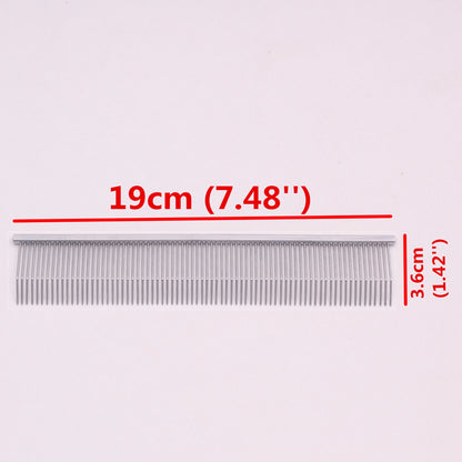 Copper Dog Grooming Combs; Pet Boundary Knot Massage Tools; Professional Salon  Hair Cleaning Crescent High/ Low Teeth