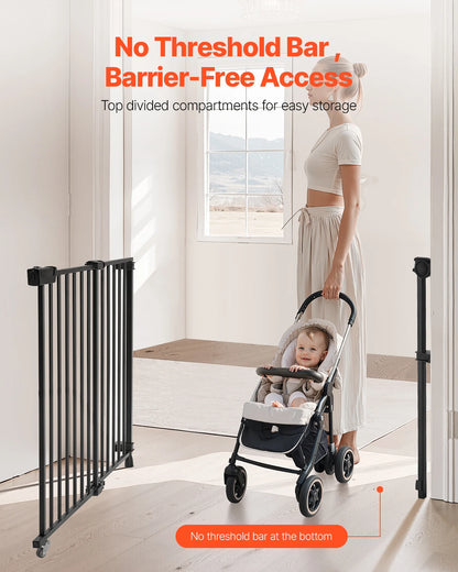 Gate 29.5 x 43  Adjustable Width;  Easy Step Walk Thru;
