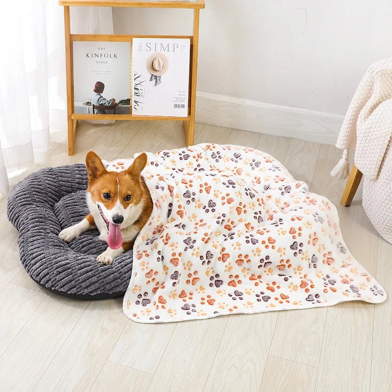 S/M/L Soft Fluffy High Quality Pet Blanket; Cute  Pattern Pet Mat; Warm and Comfortable Blanket for Cat/ Dogs ;