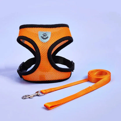 Dog Adjustable Harness / Vest & Walking Lead;