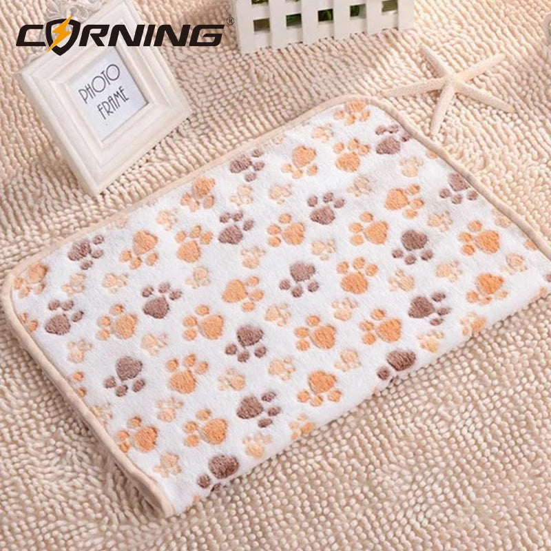 S/M/L Soft Fluffy High Quality Pet Blanket; Cute  Pattern Pet Mat; Warm and Comfortable Blanket for Cat/ Dogs ;