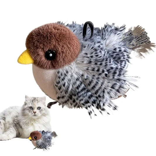 Flappy Bird Interactive Cat Toy; USB Rechargeable  Remote Control