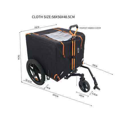 Pet Jogging Stroller / Bicycle Trailer;