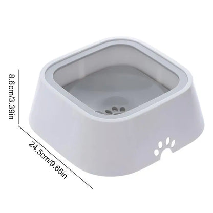 No Drip Pet Water Bowl;  Large Capacity Anti-Slip Water Feeder ;