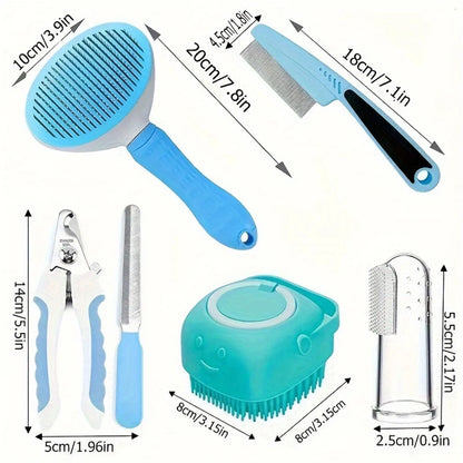 7 Pack Pet Grooming Set,
