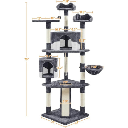 79inMulti-Level Tower;Condo / Kittens& Cats;