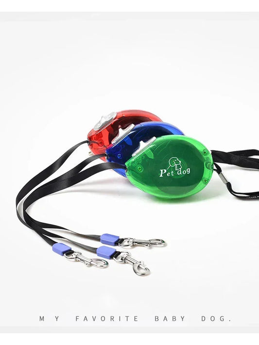 2.5m  Dog/ Puppy Leash Automatic Retractable; Nylon;
