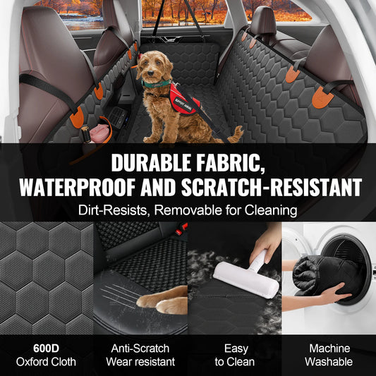 Dog Car Seat Cover ; Back Seat Bed/Protector;