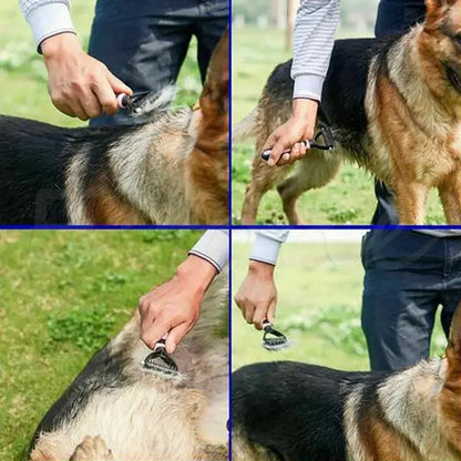 Pets Fur Knot Cutter Grooming ;Shedding Tools Pet Hair Removal; Comb /Brush Double sided;