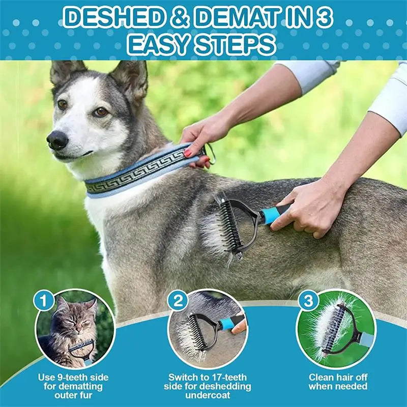 Professional Brush Pet Hair Remover; Dog Grooming Comb Removes Hairs; Cats  Hair removal comb;