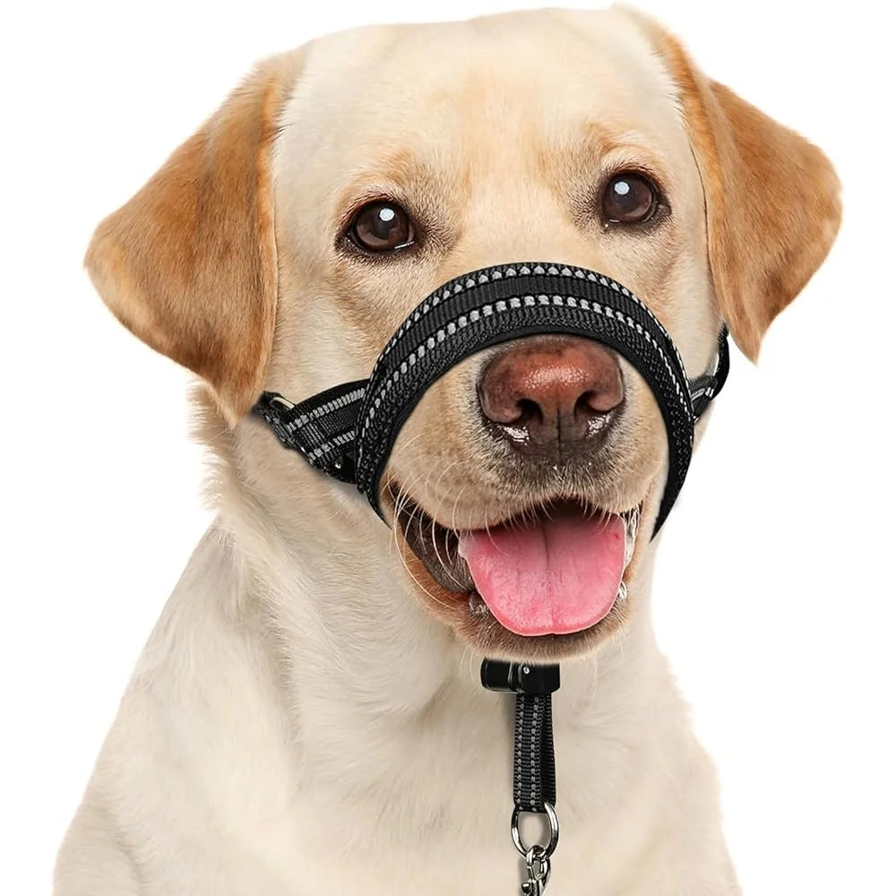 No Pull; Padded Safety Nose Leash ;Reflective Head Harness;