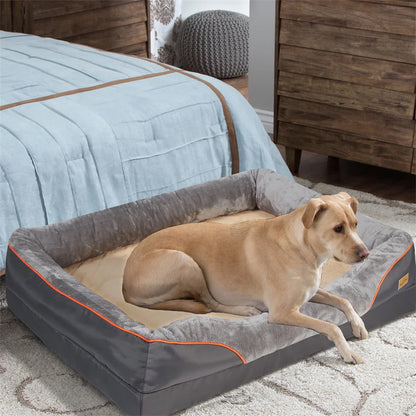Jumbo Orthopedic Dog Bed; Memory Foam ;Pet Sofa ;