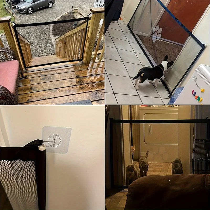 Pet Partition Safety Net; Portable Polyester Net Gate;